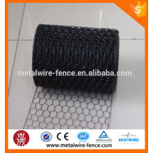 PVC revestido de malha de arame hexagonal / hexagonal malha de arame de galinha